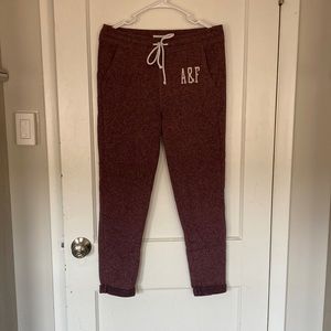 Abercrombie and Fitch sweatpants.